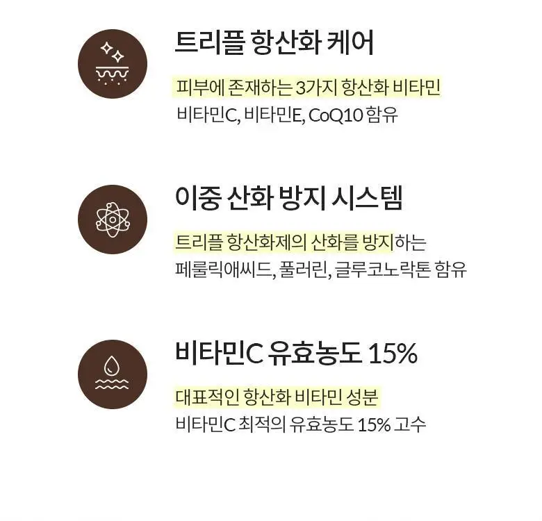 [잡티톤업/비타민C세럼] 닥터디퍼런트 씨이큐 안티옥시던트 세럼 15ml 2개입 상세페이지 14
